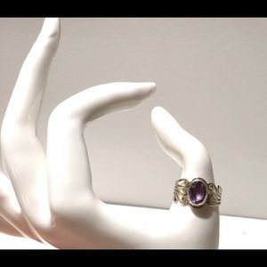 Amethyst ring size 8
